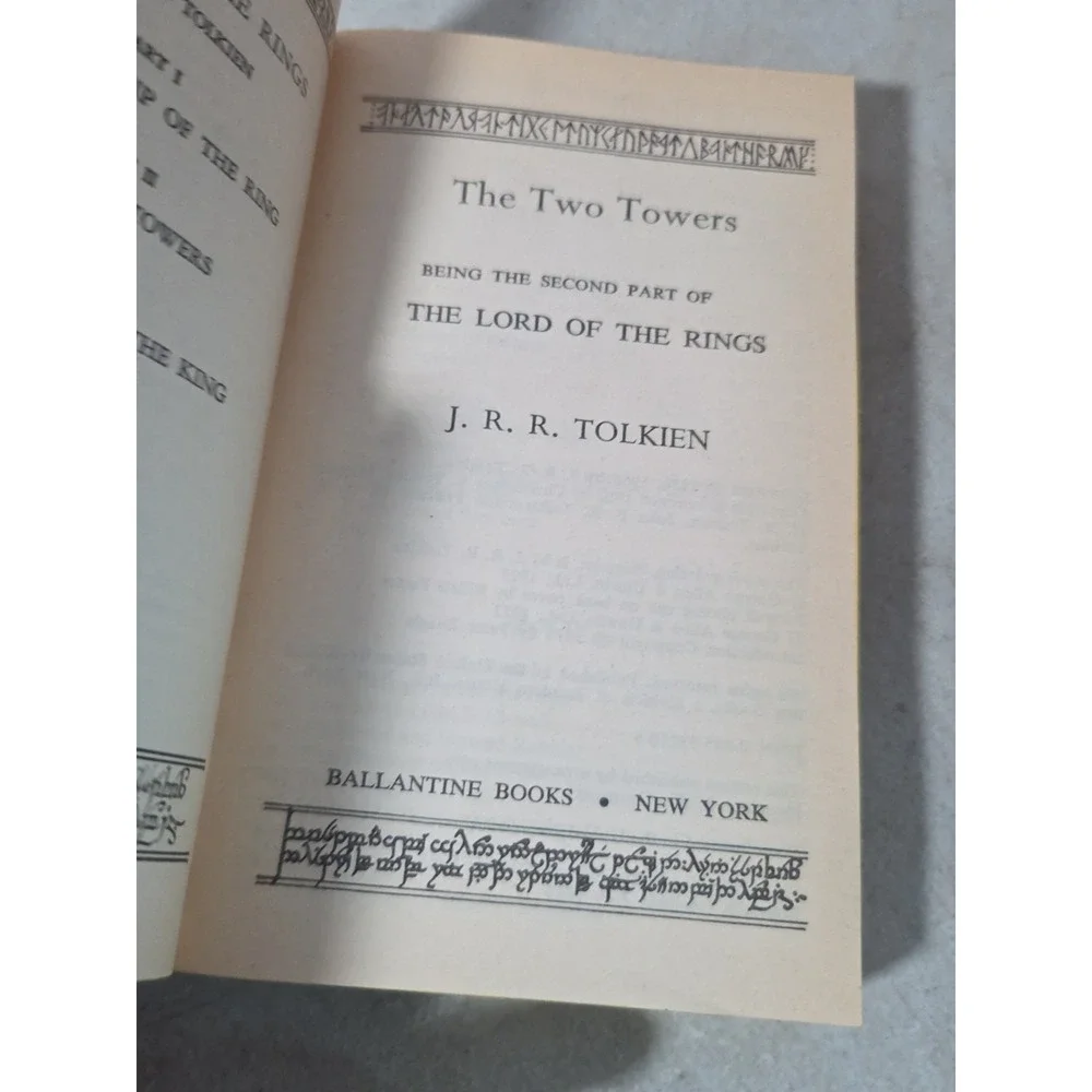 Lord of the Rings One & Two, Silmarillion, Tolkein Reader J.R.R. Tolkein Lot 4